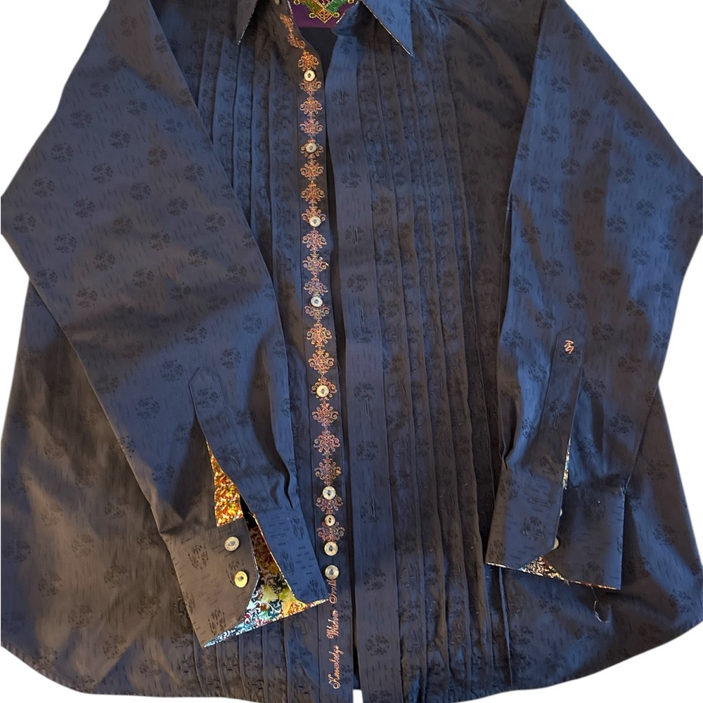 Robert Graham Blue Dress Shirt